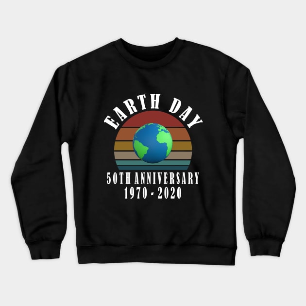 Earth Day 50th Anniversary 2020 Crewneck Sweatshirt by Elegance14